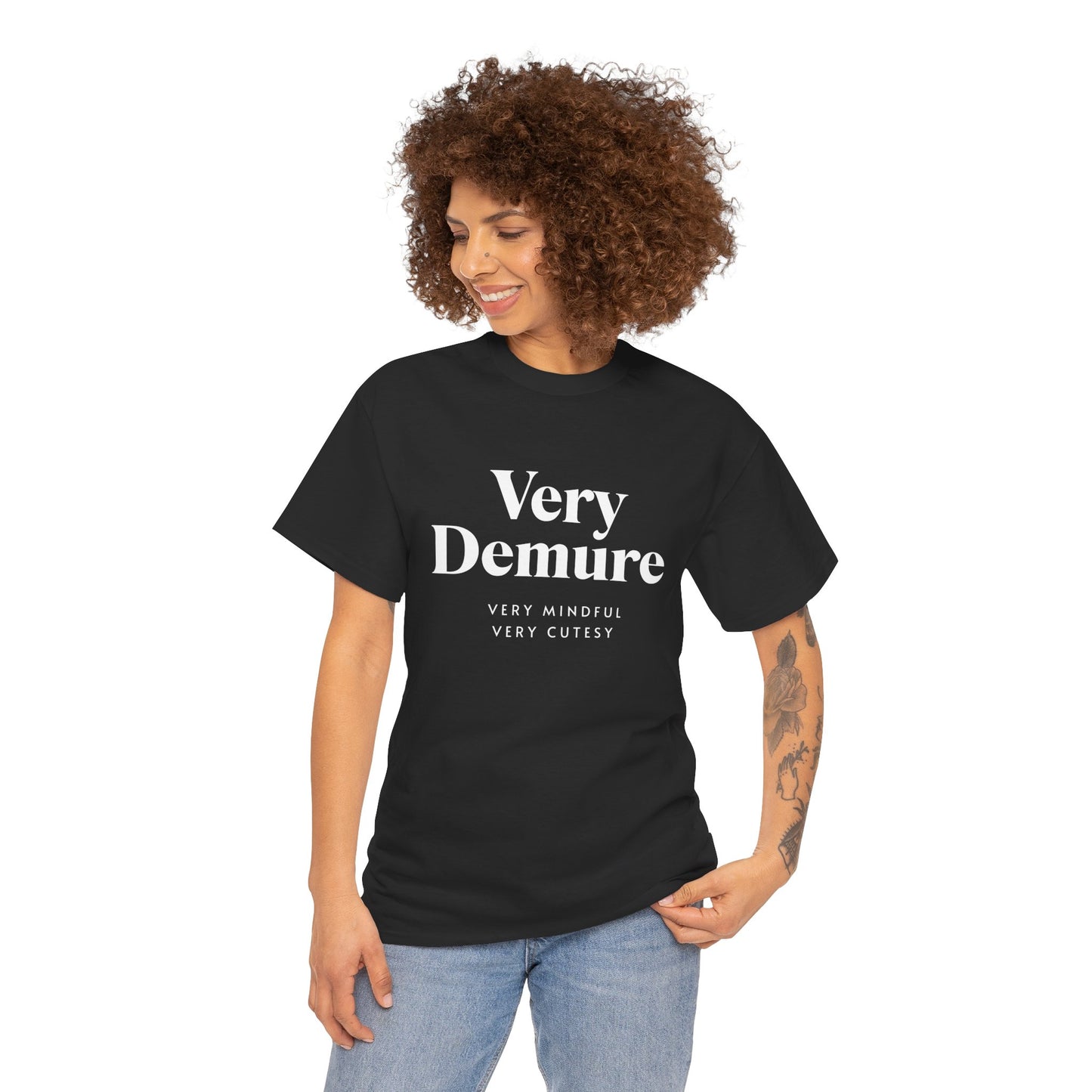 Very Demure - Unisex Heavy Cotton Tee | Comfort Meets Style