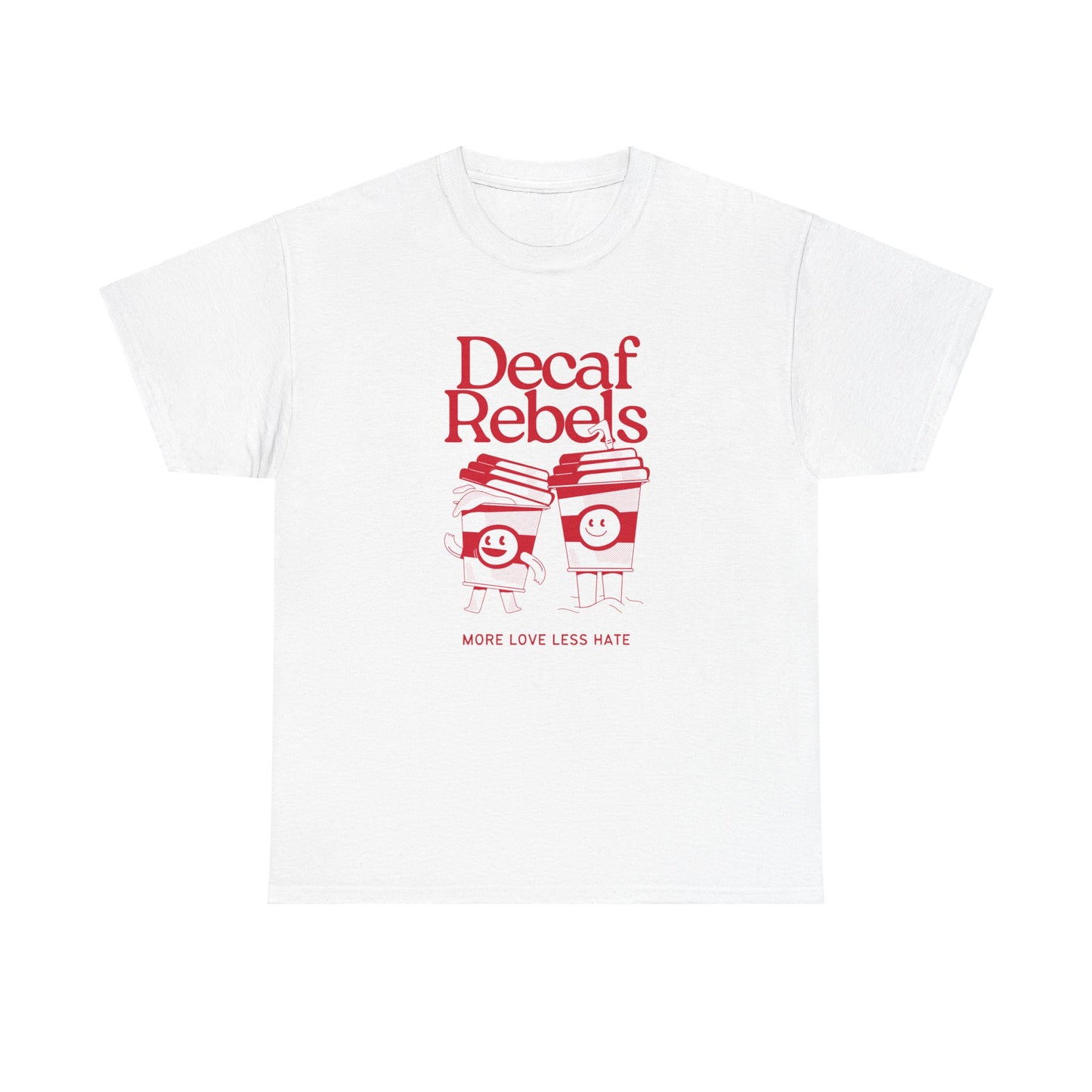 Decaf Rebels - Unisex Heavy Cotton Tee | Coffee Culture with a Twist